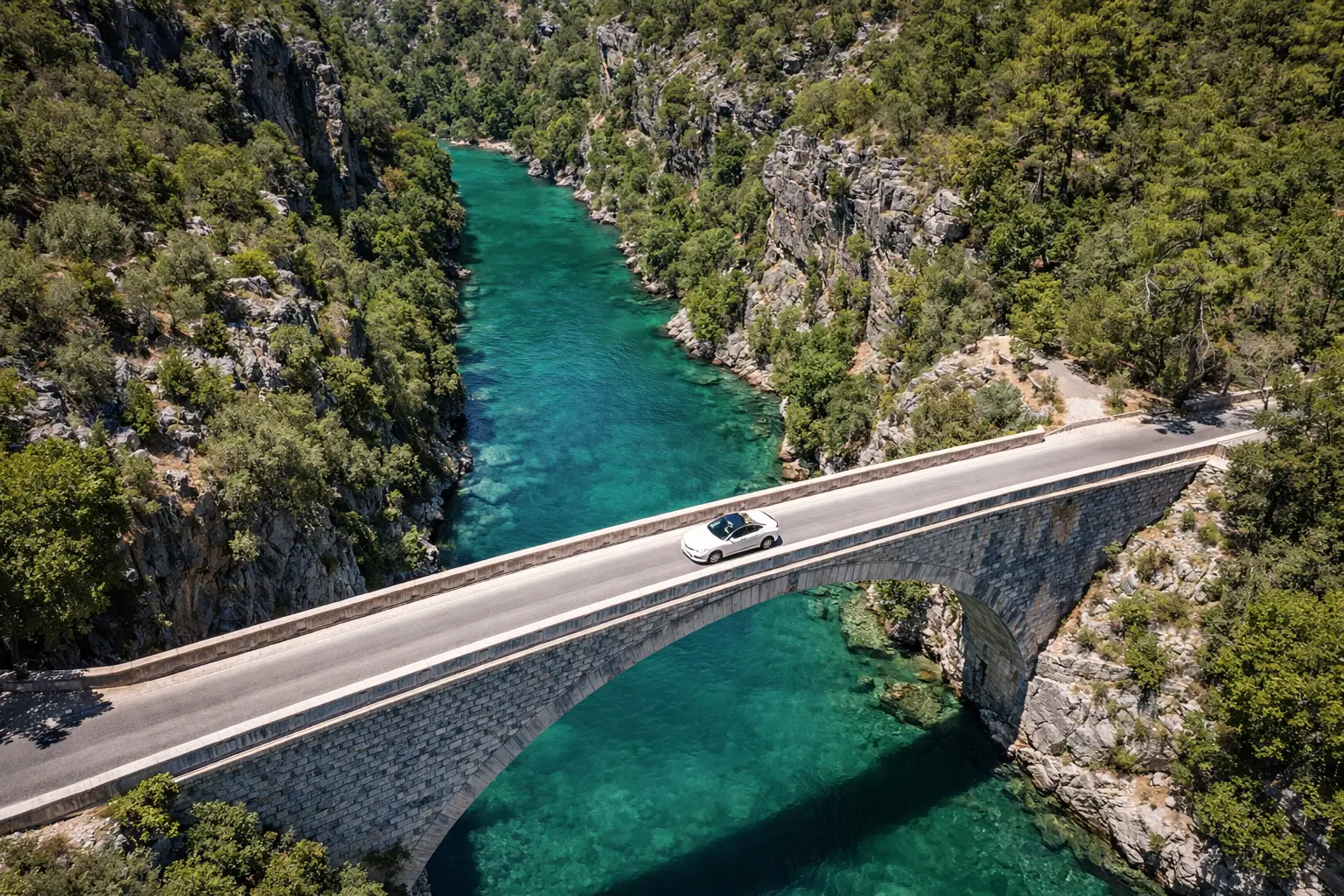 Bergroute nahe Antalya